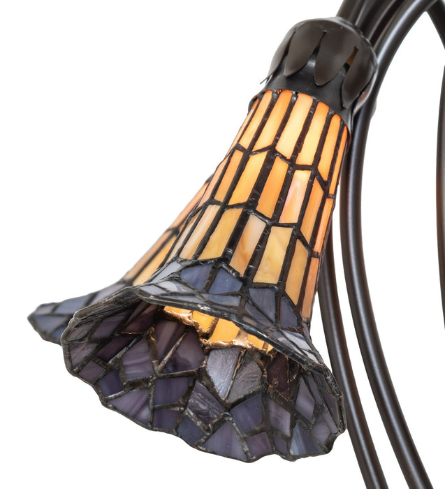 Meyda Tiffany 262229 Five Light Table Lamp, Mahogany Bronze