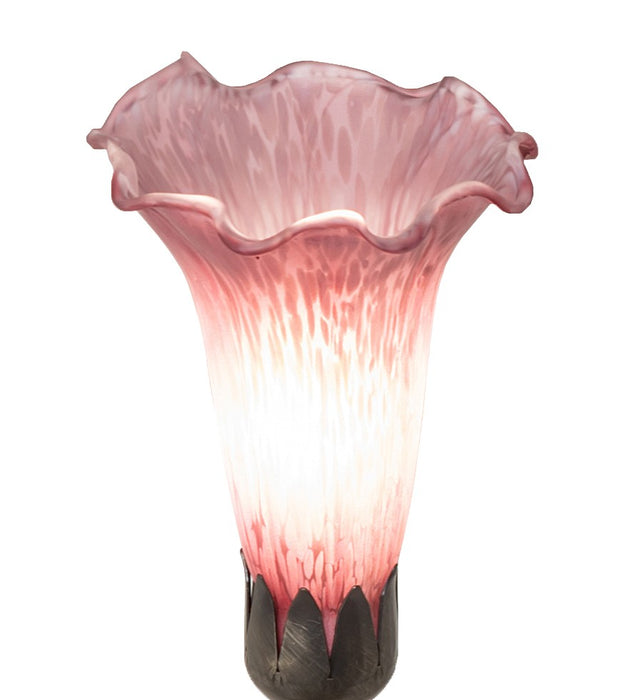 Meyda Tiffany 262937 One Light Mini Lamp, Antique Brass