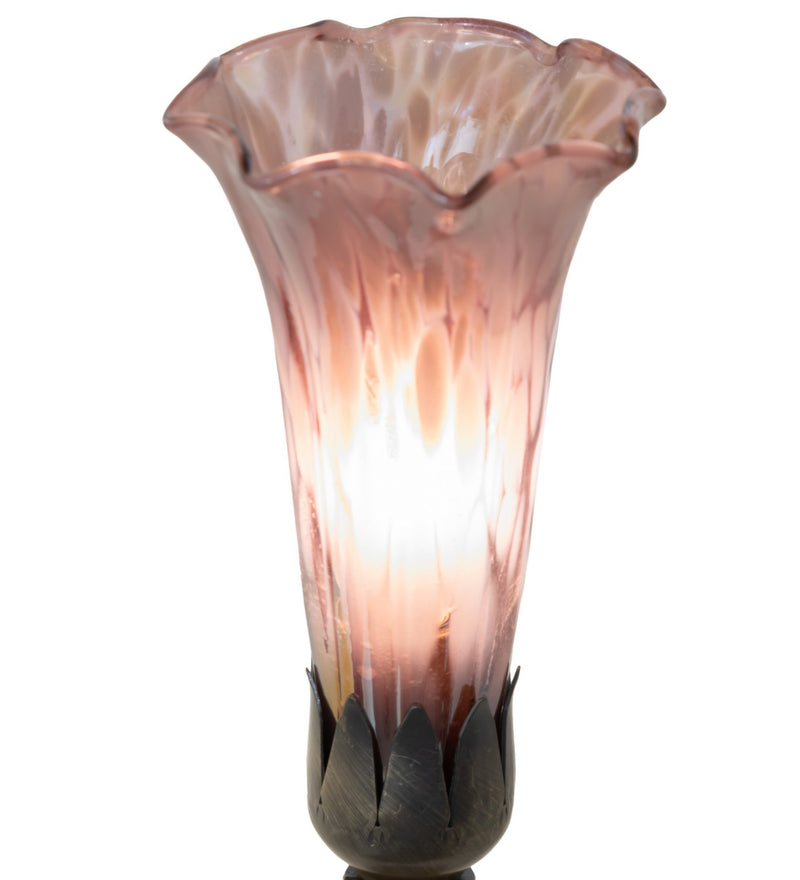 Meyda Tiffany 262940 One Light Mini Lamp, Antique Brass