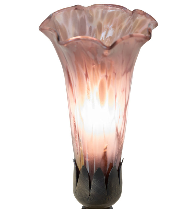 Meyda Tiffany 262940 One Light Mini Lamp, Antique Brass