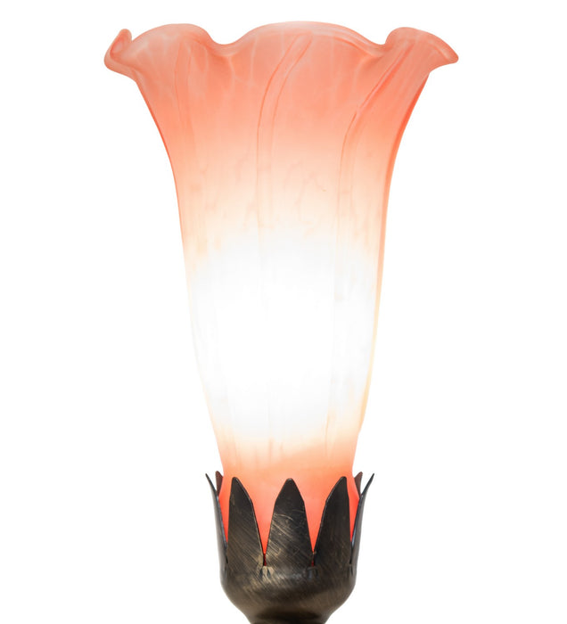 Meyda Tiffany 262941 One Light Mini Lamp, Antique Brass