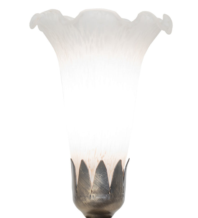 Meyda Tiffany 262942 One Light Mini Lamp, Antique Brass