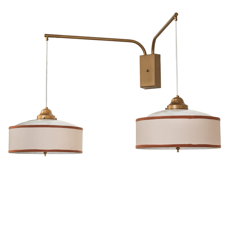 Meyda Tiffany 263276 Two Light Wall Sconce, Gold Metallic