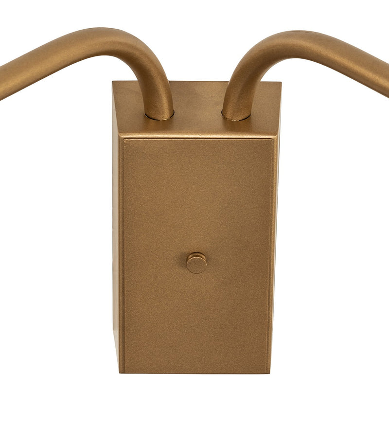 Meyda Tiffany 263276 Two Light Wall Sconce, Gold Metallic