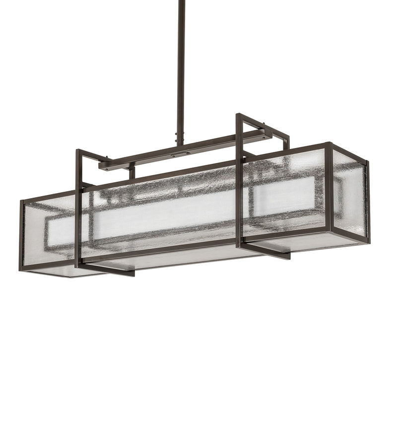 Meyda Tiffany 264163 Six Light Pendant, Timeless Bronze