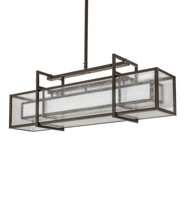Meyda Tiffany 264163 Six Light Pendant, Timeless Bronze