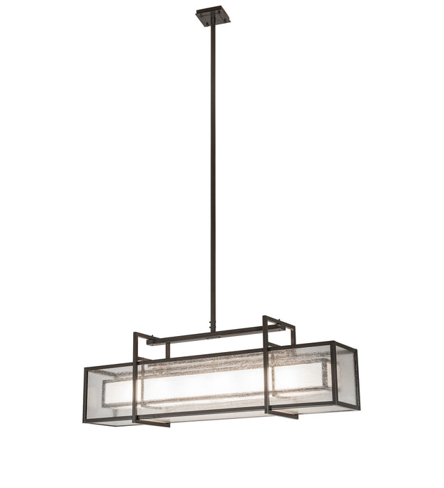 Meyda Tiffany 264163 Six Light Pendant, Timeless Bronze