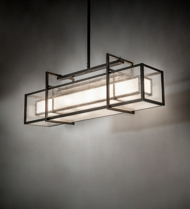 Meyda Tiffany 264163 Six Light Pendant, Timeless Bronze