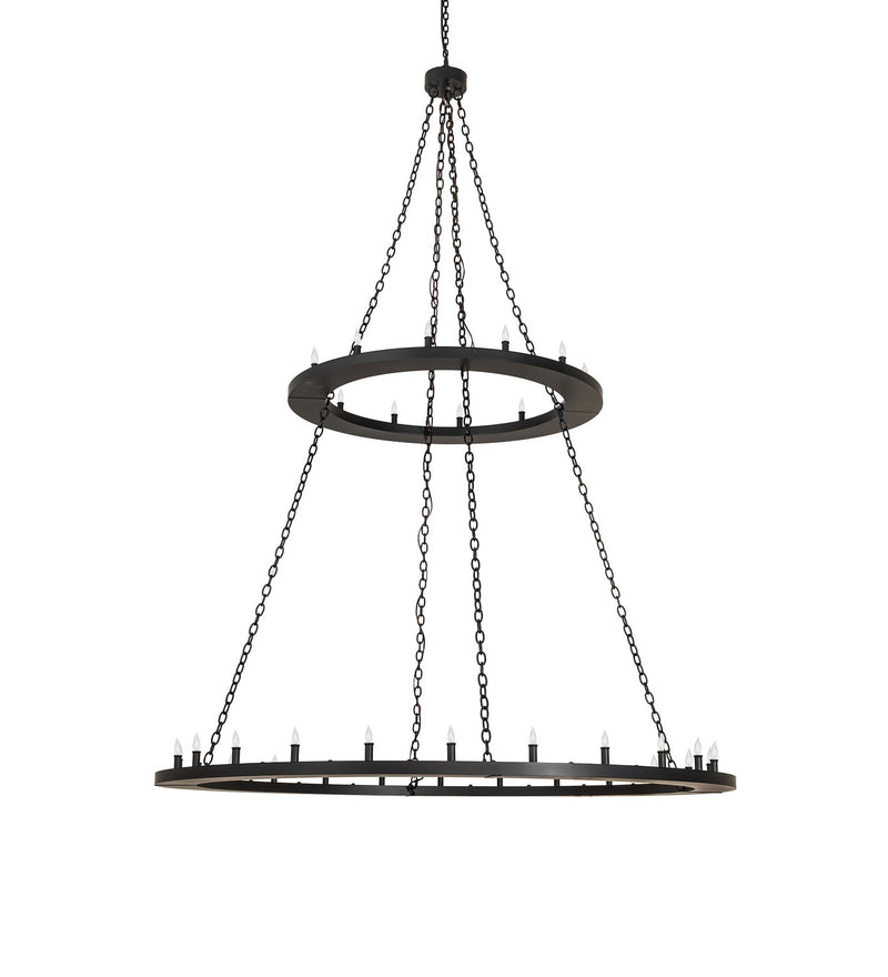 Meyda Tiffany 264588 36 Light Chandelier, Solar Black