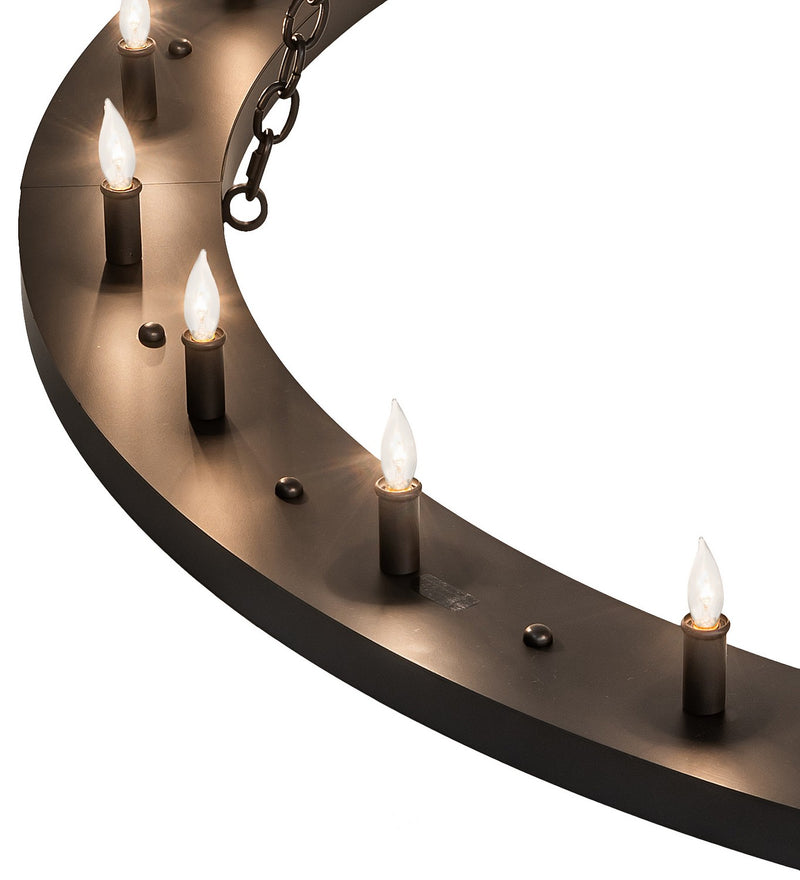 Meyda Tiffany 264588 36 Light Chandelier, Solar Black
