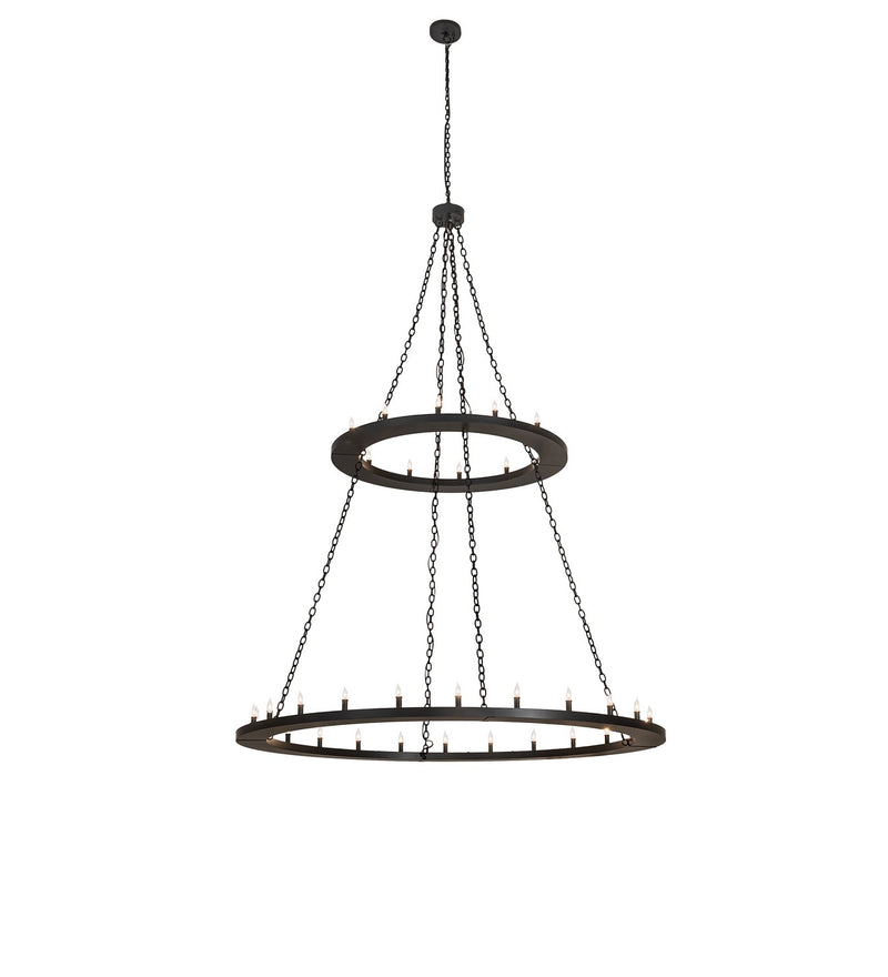 Meyda Tiffany 264588 36 Light Chandelier, Solar Black