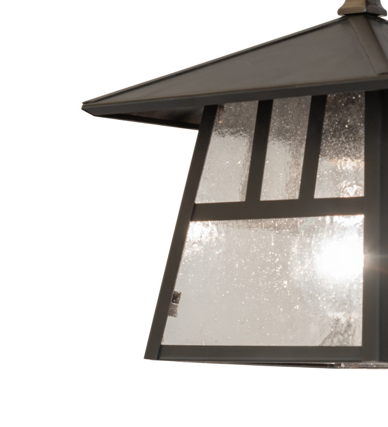 Meyda Tiffany 265134 One Light Pendant, Craftsman Brown