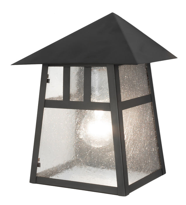 Meyda Tiffany 265136 One Light Wall Sconce, Craftsman Brown