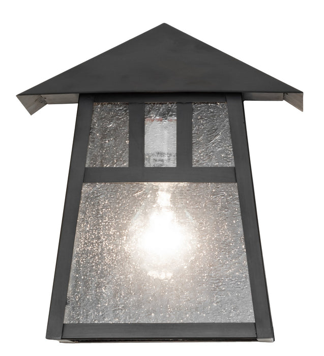 Meyda Tiffany 265136 One Light Wall Sconce, Craftsman Brown