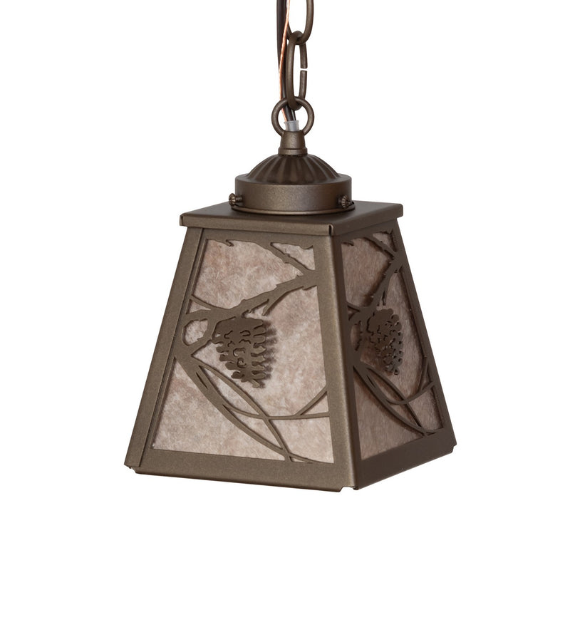 Meyda Tiffany 265948 One Light Mini Pendant, Tyler Bronze