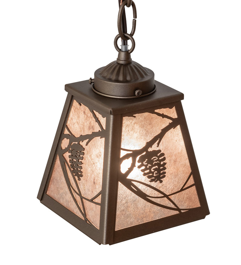 Meyda Tiffany 265948 One Light Mini Pendant, Tyler Bronze