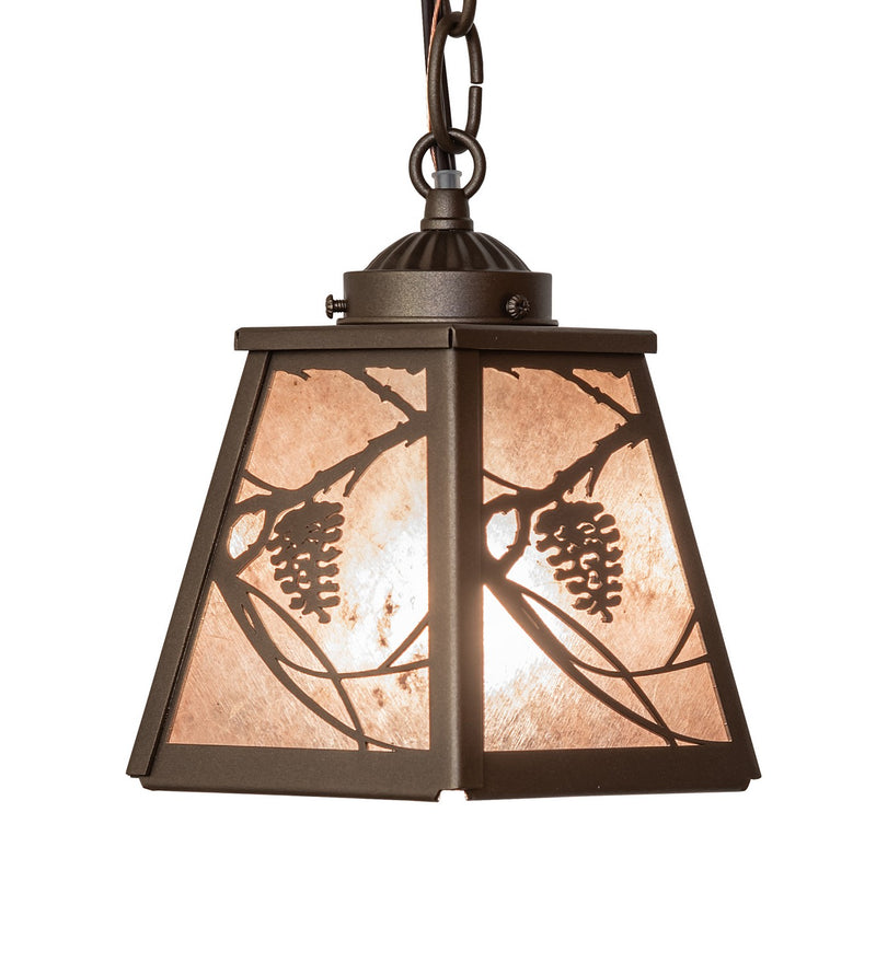 Meyda Tiffany 265948 One Light Mini Pendant, Tyler Bronze