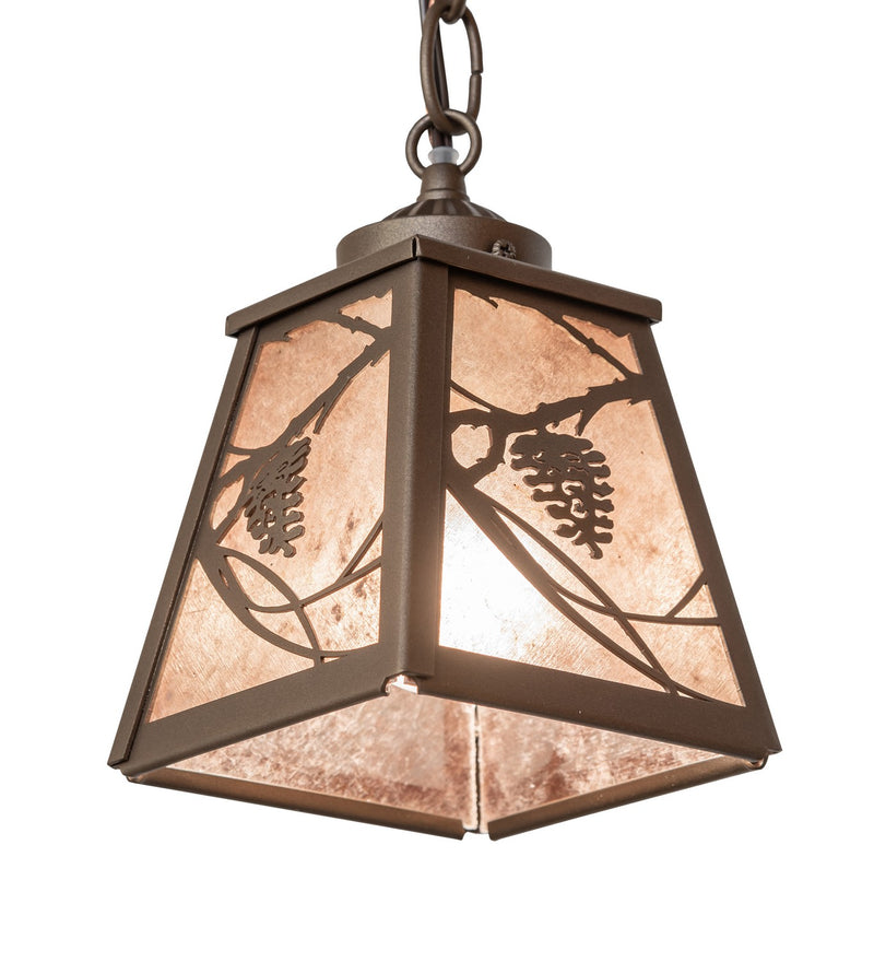 Meyda Tiffany 265948 One Light Mini Pendant, Tyler Bronze