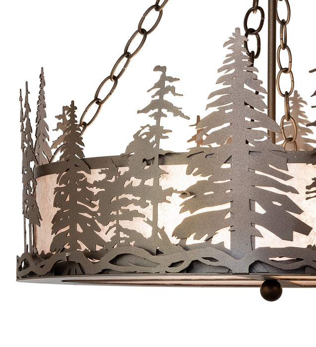 Meyda Tiffany 265951 Four Light Pendant, Tyler Bronze