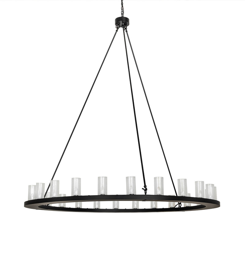 Meyda Tiffany 266590 24 Light Chandelier, Solar Black