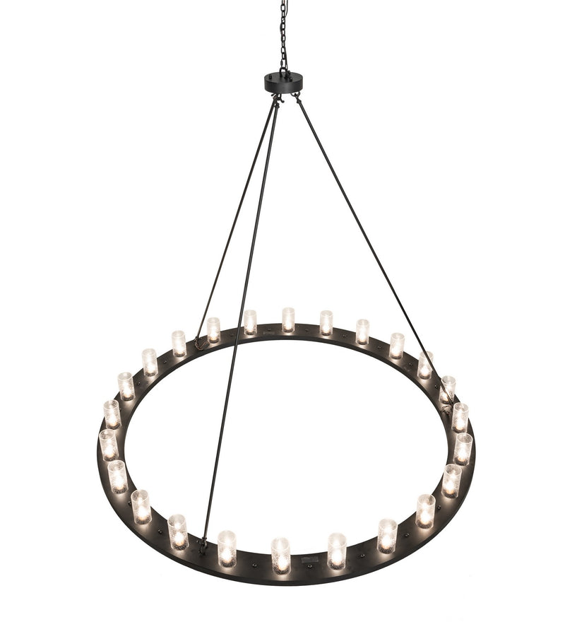 Meyda Tiffany 266590 24 Light Chandelier, Solar Black