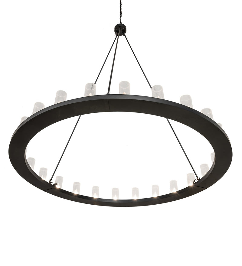 Meyda Tiffany 266590 24 Light Chandelier, Solar Black