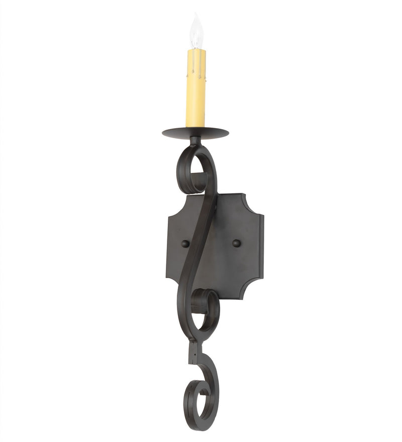 Meyda Tiffany 266886 One Light Wall Sconce, Oil Rubbed Bronze