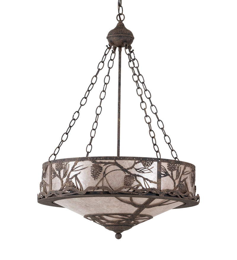 Meyda Tiffany 267205 Four Light Pendant, Antiquity