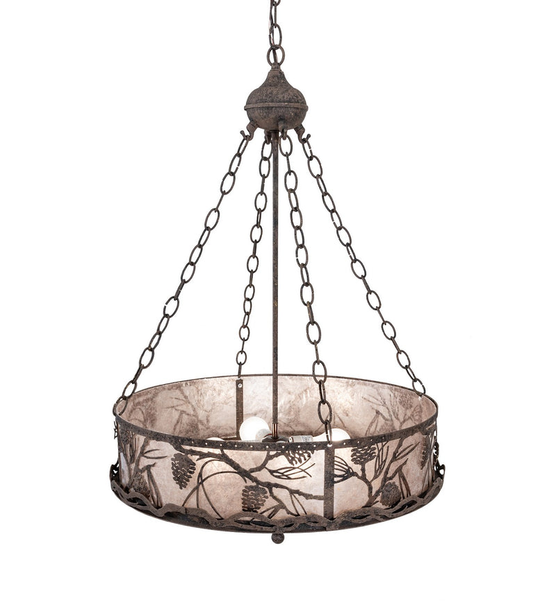 Meyda Tiffany 267205 Four Light Pendant, Antiquity