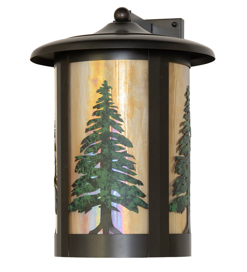 Meyda Tiffany 267290 One Light Wall Sconce, Craftsman Brown