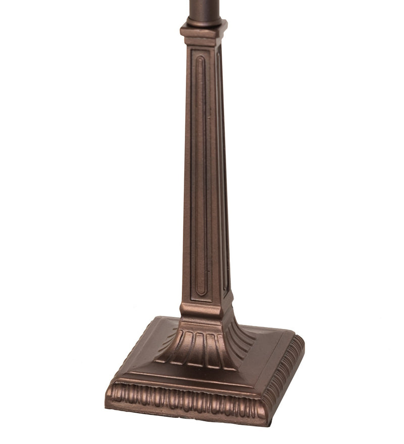 Meyda Tiffany 267531 One Light Table Base, Mahogany Bronze