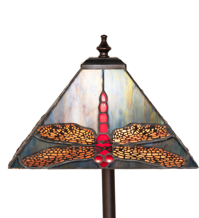 Meyda Tiffany 267533 One Light Buffet Lamp, Mahogany Bronze