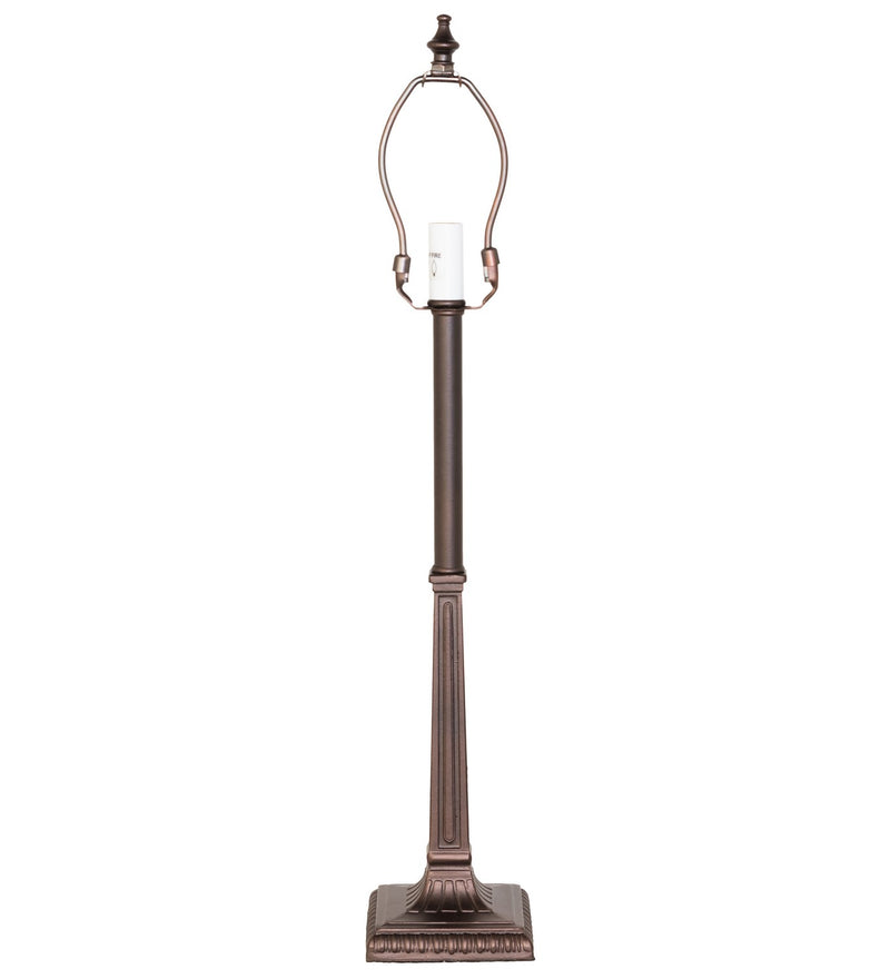 Meyda Tiffany 267533 One Light Buffet Lamp, Mahogany Bronze
