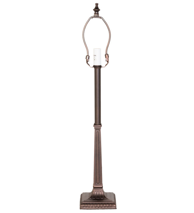 Meyda Tiffany 267533 One Light Buffet Lamp, Mahogany Bronze
