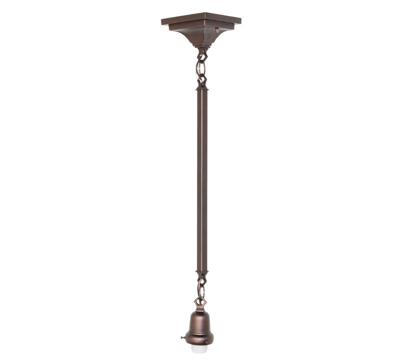 Meyda Tiffany 267931 One Light Pendant, Mahogany Bronze