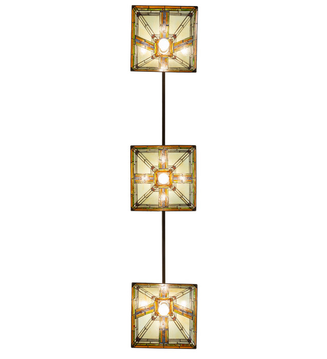 Meyda Tiffany 268262 Three Light Island Pendant, Oil Rubbed Bronze