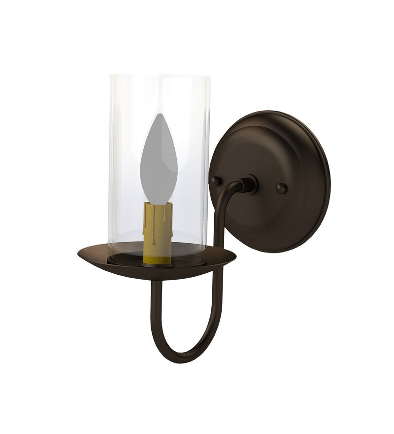 Meyda Tiffany 268778 One Light Wall Sconce, Oil Rubbed Bronze
