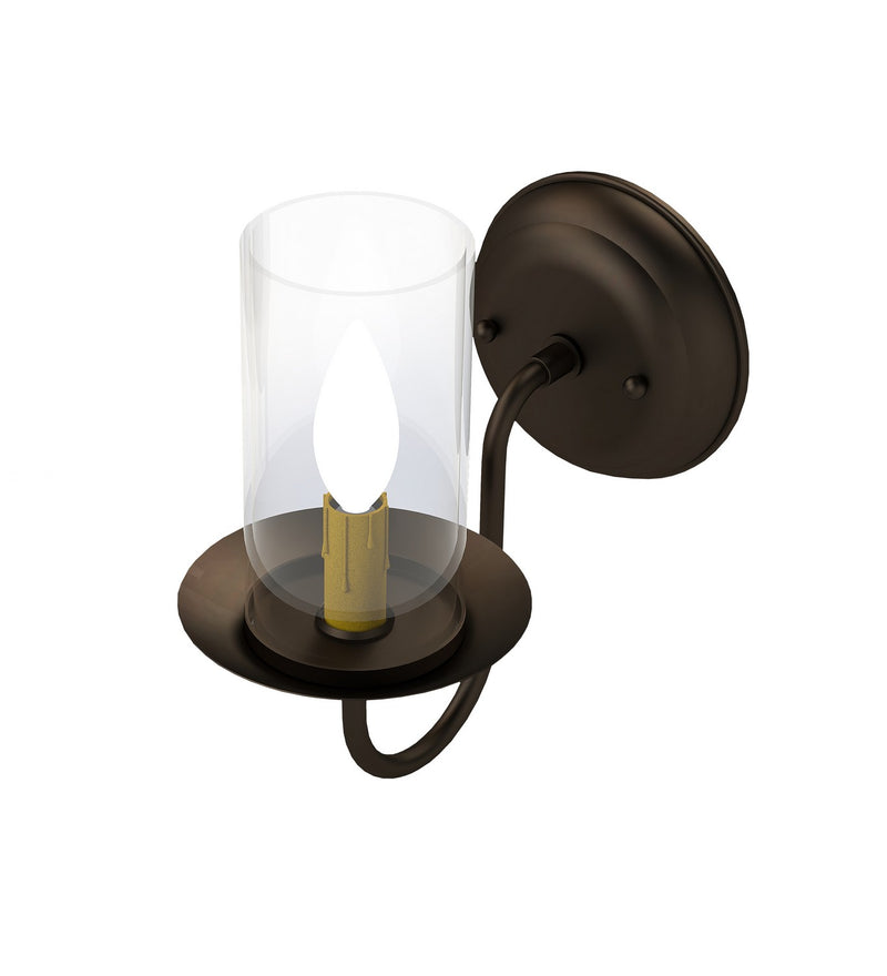 Meyda Tiffany 268778 One Light Wall Sconce, Oil Rubbed Bronze