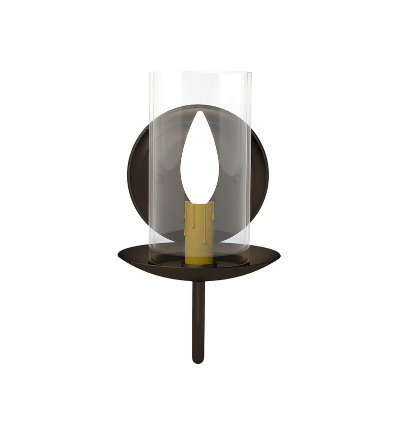 Meyda Tiffany 268778 One Light Wall Sconce, Oil Rubbed Bronze