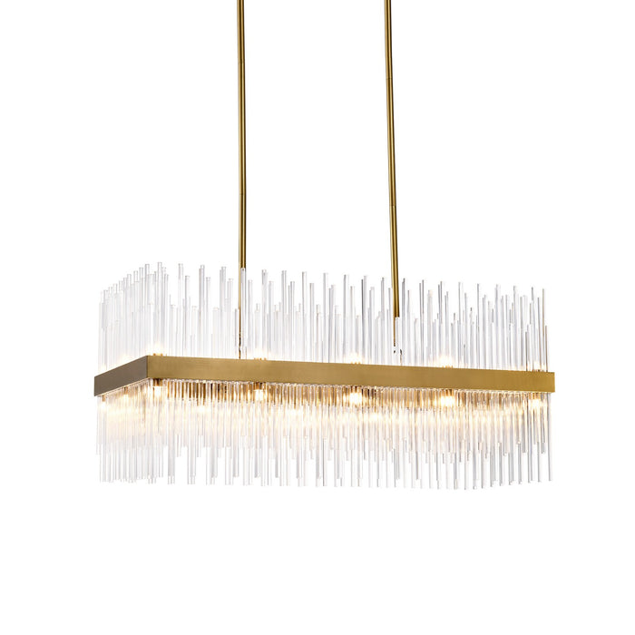 Zeev Lighting CD10406-24-AGB 24 Light Chandelier, Aged Brass
