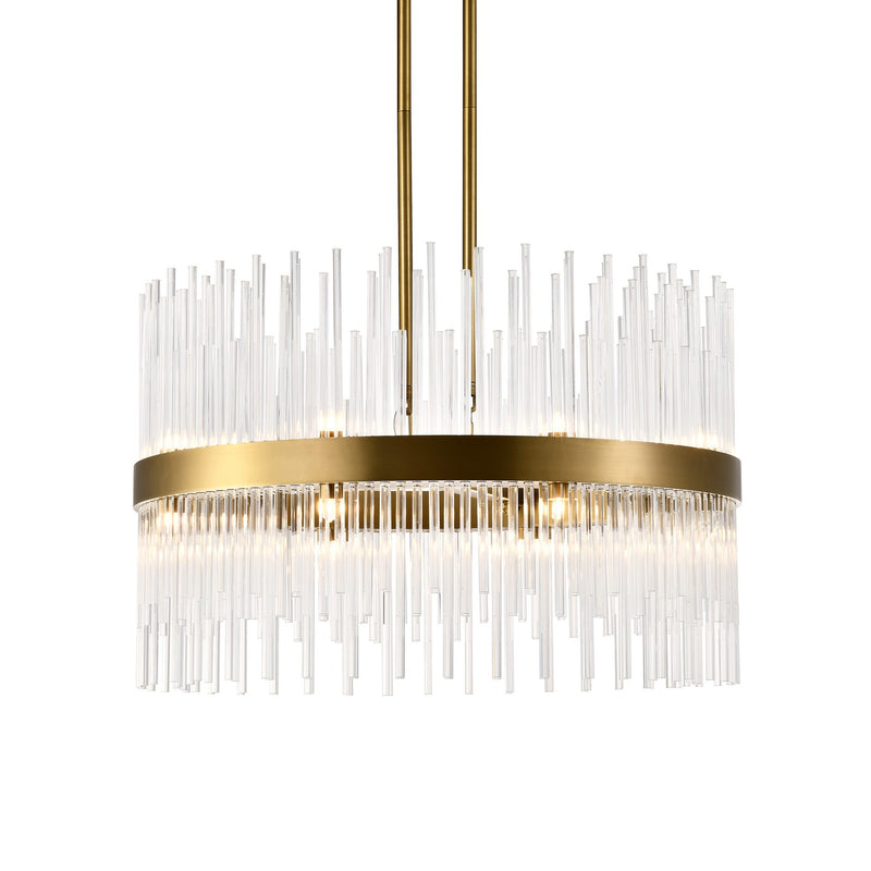 Zeev Lighting CD10407-16-AGB 16 Light Chandelier, Aged Brass