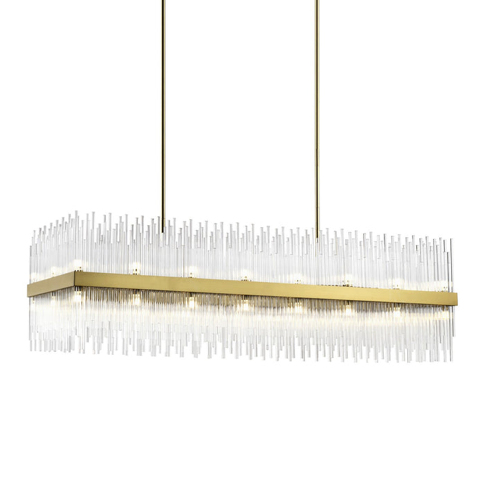 Zeev Lighting CD10517-36-AGB 36 Light Chandelier, Aged Brass