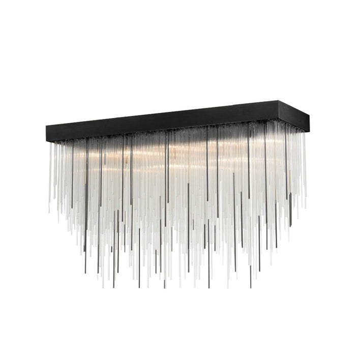 Zeev Lighting CD10411-17-SBB 17 Light Chandelier, Satin Brushed Black