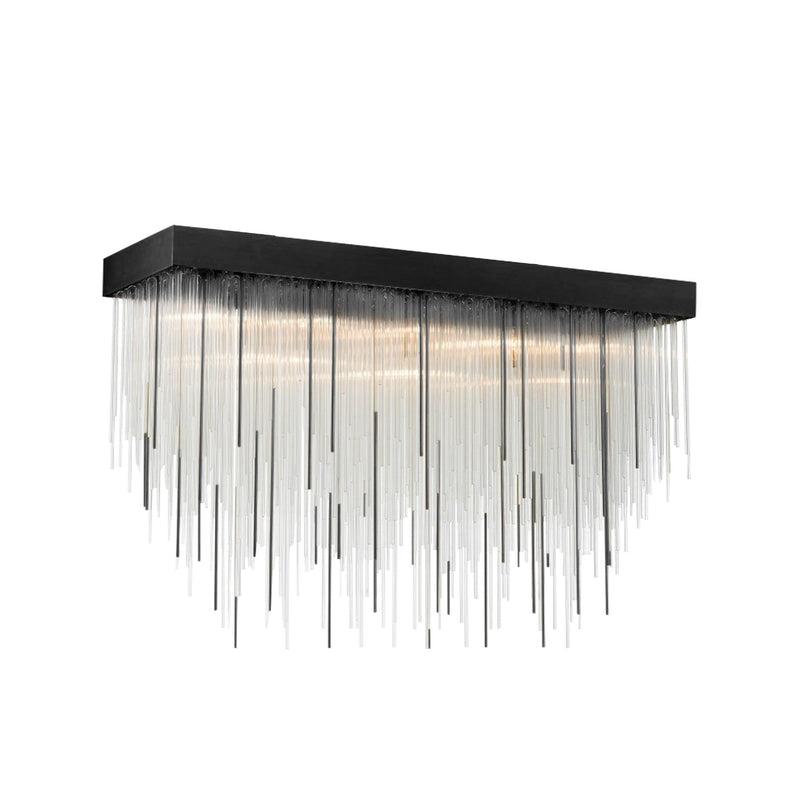 Zeev Lighting CD10411-17-SBB 17 Light Chandelier, Satin Brushed Black
