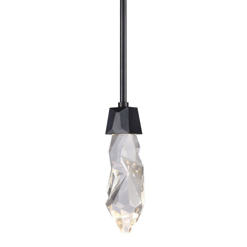 Zeev Lighting MP11404-LED-SBB LED Mini Pendant, Satin Brushed Black