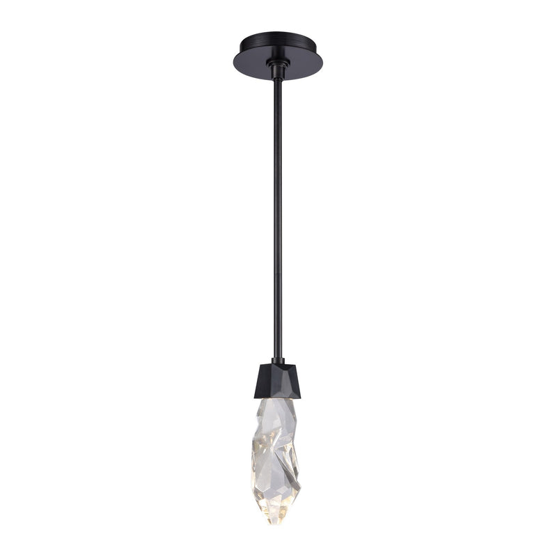 Zeev Lighting MP11404-LED-SBB LED Mini Pendant, Satin Brushed Black