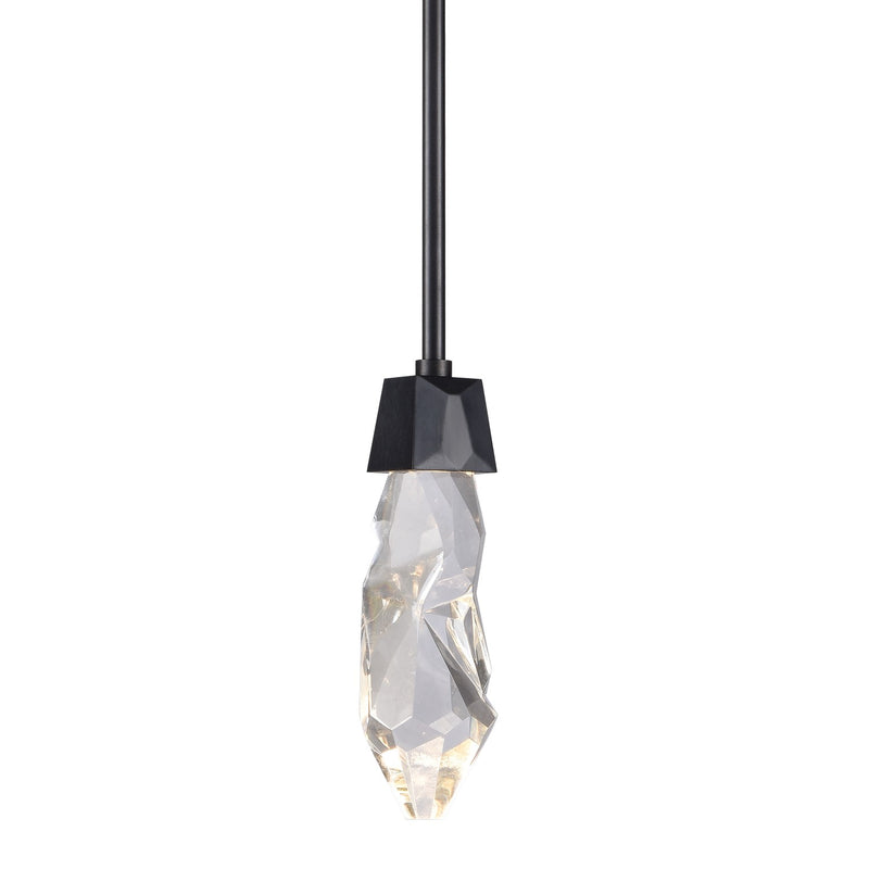 Zeev Lighting MP11404-LED-SBB LED Mini Pendant, Satin Brushed Black