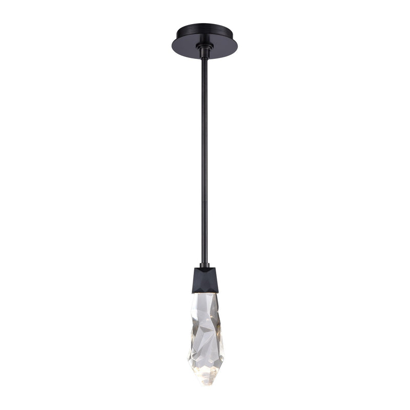 Zeev Lighting MP11404-LED-SBB LED Mini Pendant, Satin Brushed Black
