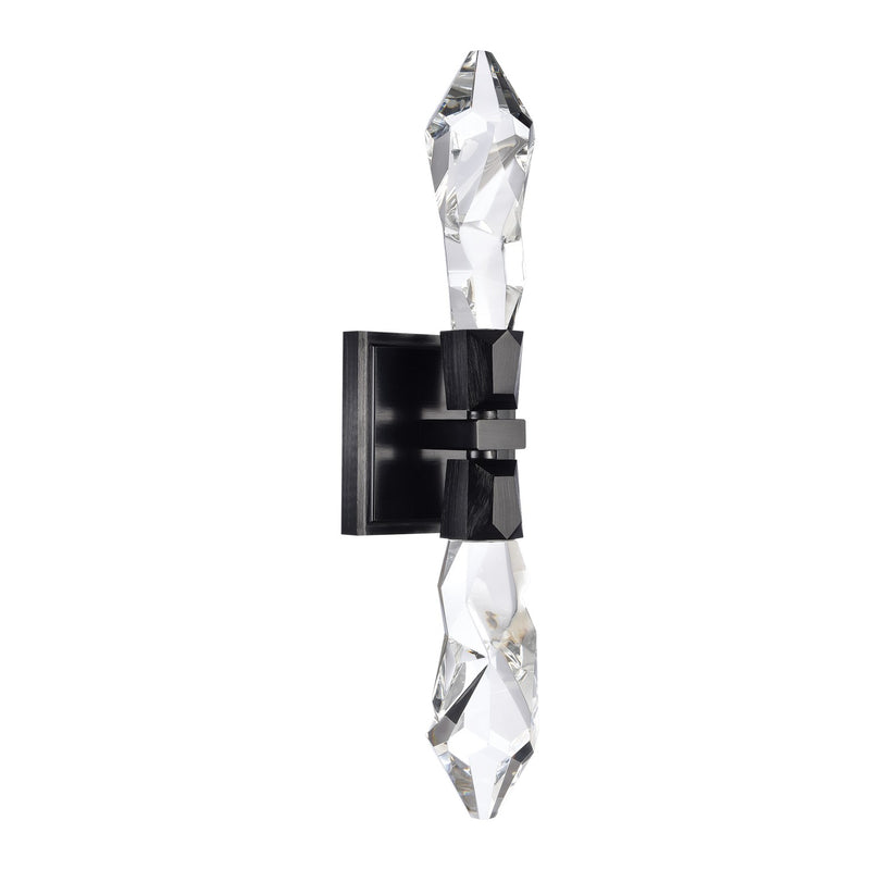 Zeev Lighting WS11412-LED-2-SBB LED Wall Sconce, Satin Brushed Black