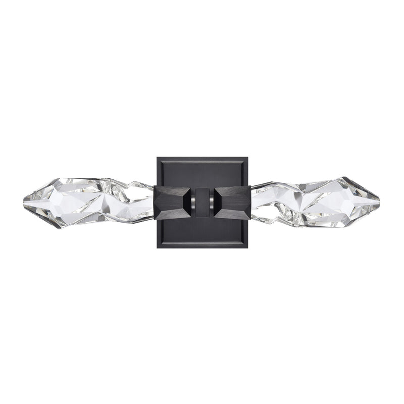 Zeev Lighting WS11412-LED-2-SBB LED Wall Sconce, Satin Brushed Black